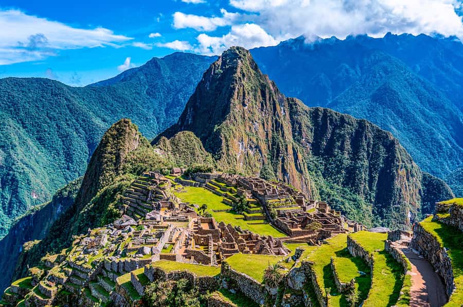 2-Day Inca Trail Hike to Machu Picchu & Panoramic Train - Aguas Calientes between the hike and the ruins
