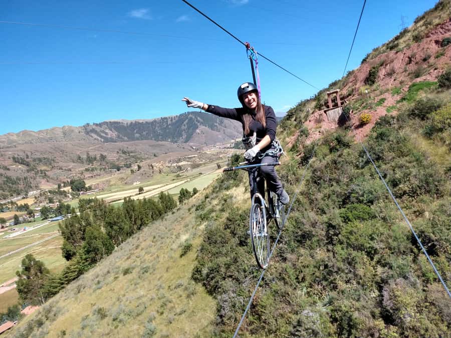 Cusco: Extreme Sky Bike and Rappelling Adventure - A High-Altitude Course Above Cachimayo