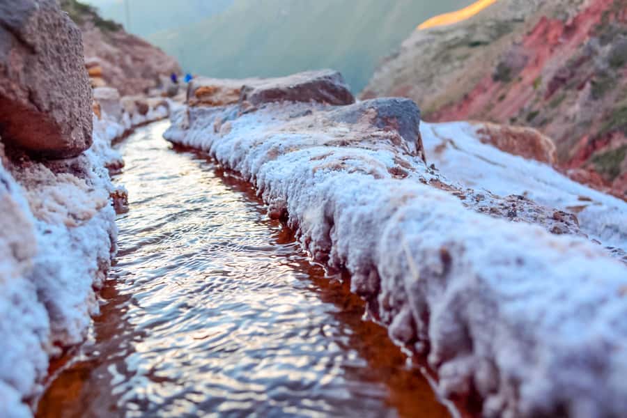 Cusco: Maras and Moray Tour ending in Ollantaytambo - Maras turns salt production into a mountain view