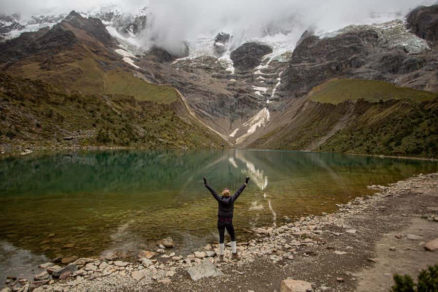 Cusco: Rainbow Mountain and Humantay Lake 2-Day Tour + Meals - Day 2: turquoise water at Humantay Lake