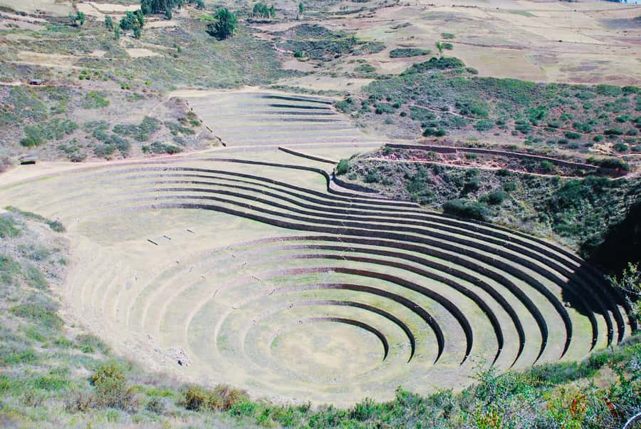 From Cusco:Chinchero, Moray, Maras, Ollantaytambo with lunch - Moray’s agricultural rings