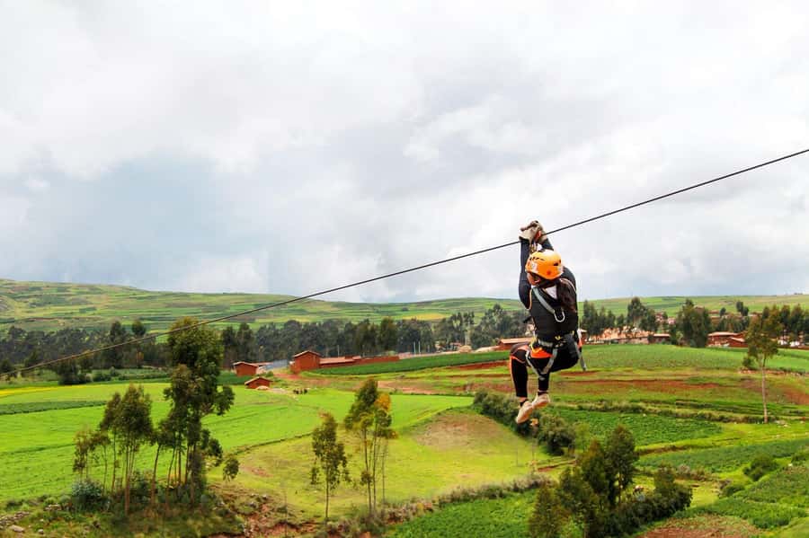 From Cusco: Half-Day Zip Line Adventure - Cable one helps you get comfortable