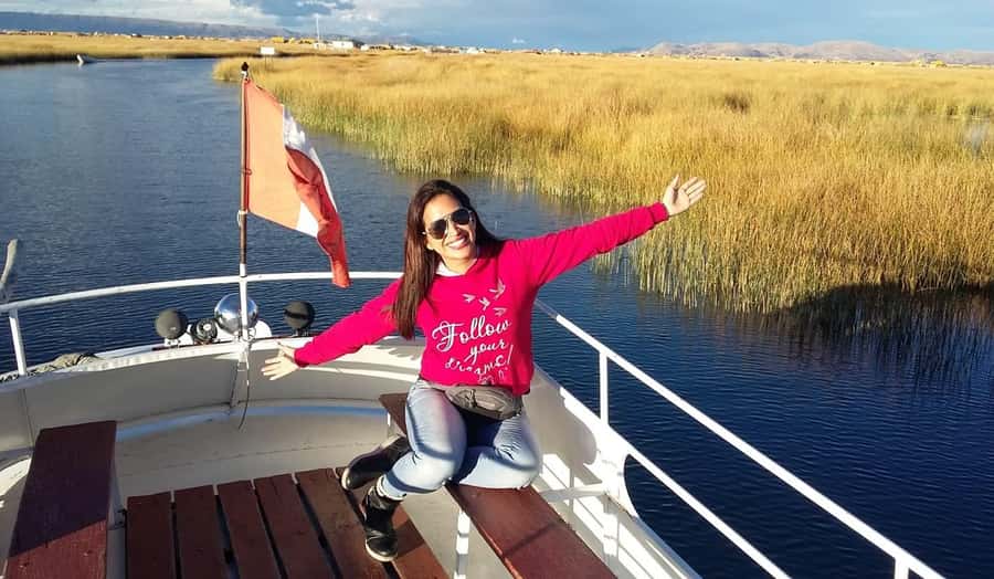 From Cusco: Lake Titicaca with a visit to Uros and Taquile - Walking on Taquile Island
