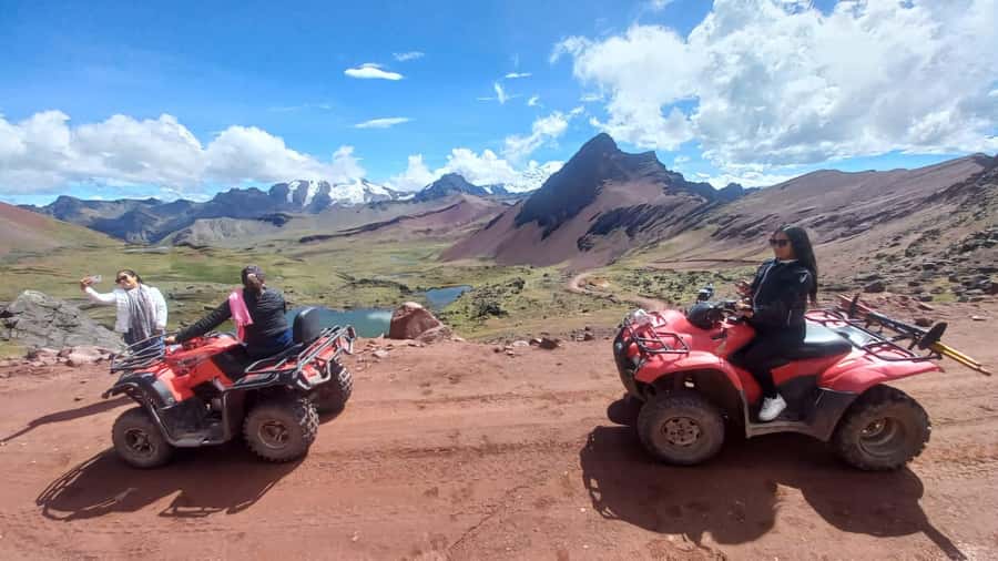 From Cusco: Mountain of colors and red valley on ATVs - Why the ATV route works so well