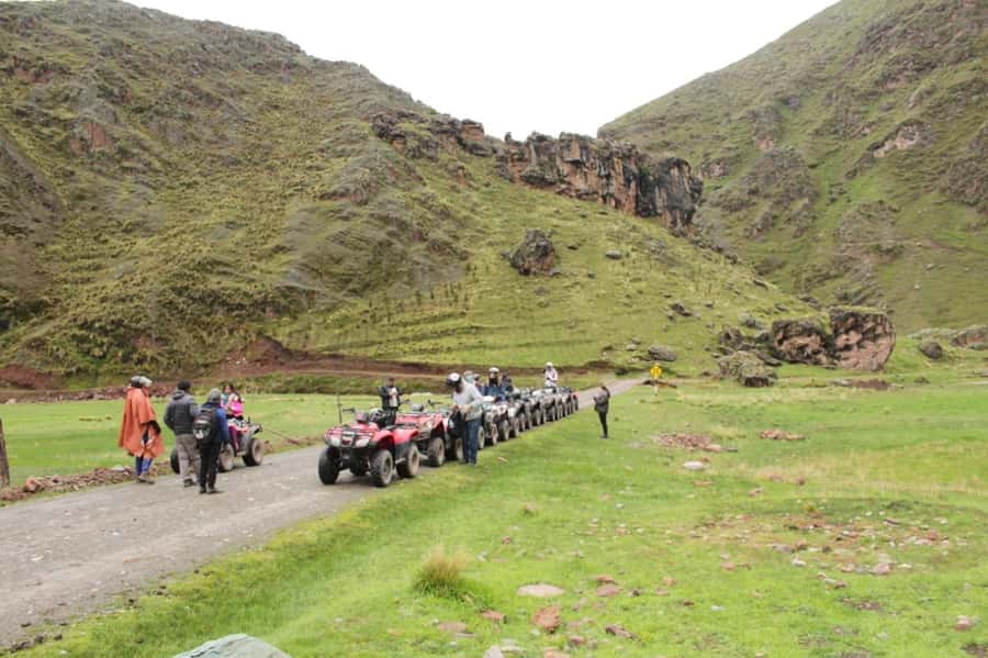 From Cusco: Mountain of colors and red valley on ATVs - Riding through the Red Valley