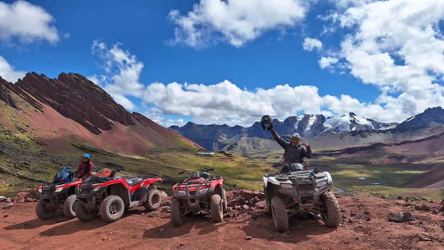 From Cusco: Mountain of colors and red valley on ATVs - A 3:30 AM start from Cusco