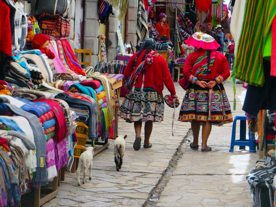 From Cusco: Private Pisac Ruins and Alpaca Farm Day Trip - Walking into the Pisac Archaeological Park