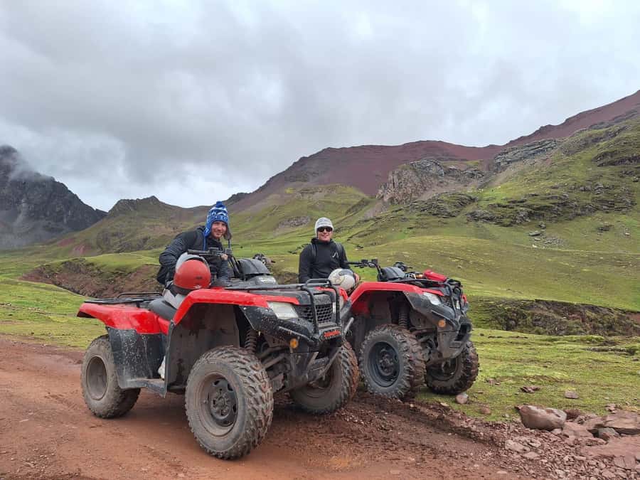 From cusco: Rainbow Mountain ATV Tour with meals - Returning by ATV, then lunch in Cusipata