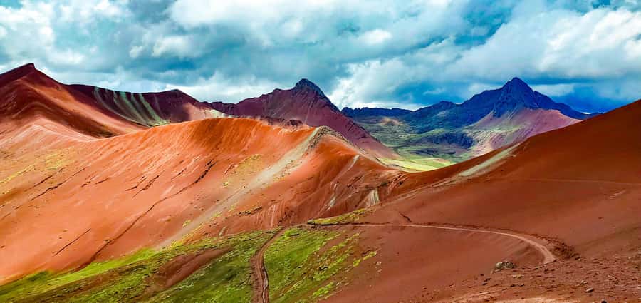 From Cusco: Vinicunca Mountain of Colors Excursion + Ticket - The descent and lunch in Cusipata
