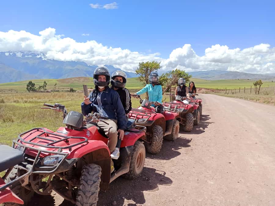 From Cuzco: Salt Mines and Moray Ruins ATV Adventure - Maras Salt Mines and their geometric pools