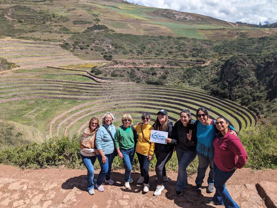 From Ollantaytambo:Moray, Salt Mines, Chinchero end in Cusco - Lunch in Maras