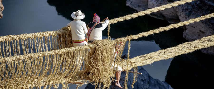 Queswachaka : Tour Inca bridge - Asnacocha and Pampamarca complete the circuit