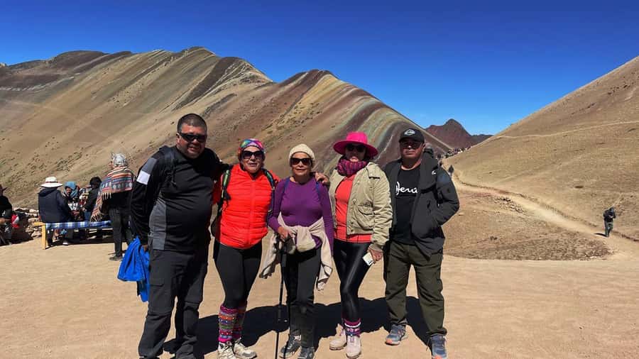 Rainbow Mountain tour and Machu Picchu tour by train - Lunch, hot springs, and the ride back