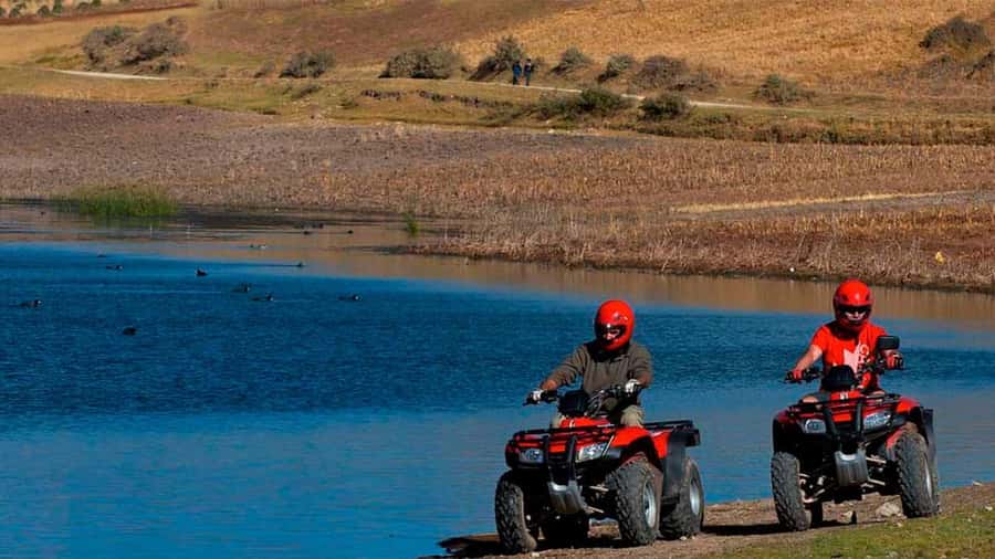 Sacred Valley: Huaypoo Lagoon and Maras by Quad Bike - ATV - The road to Riobamba and the shift back to transport