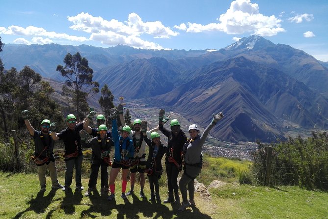 Sam's Zip Line in Sacred Valley - Four cables, four chances to get comfortable