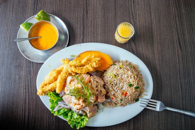 The 10 Tastings of Cusco With Locals: Private Food Tour - Qorikancha brings ceviche and pork