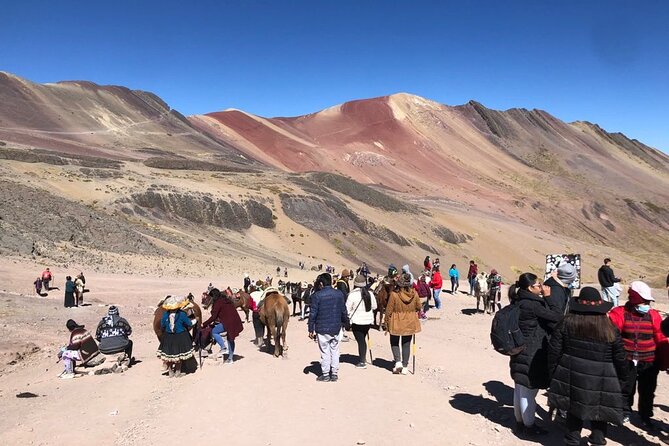 Vinicunca Rainbow Mountain Full-Day Tour from Cusco - The viewpoint and the striped mountain